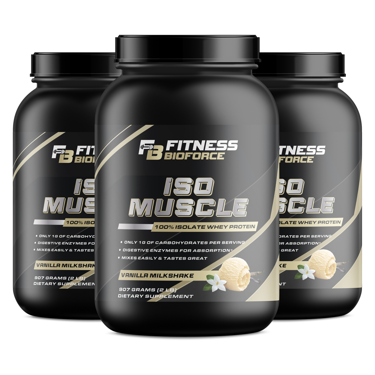 Iso Muscle Whey Isolate Vanilla 90 Days
