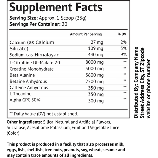 Creatine 5G - Premium - Blue Grape