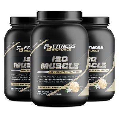 Iso Muscle 100% Whey Isolate Vanilla MIlkshake 90 Days