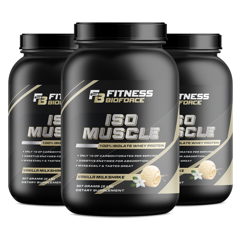 Iso Muscle 100% Whey Isolate Vanilla MIlkshake 90 Days