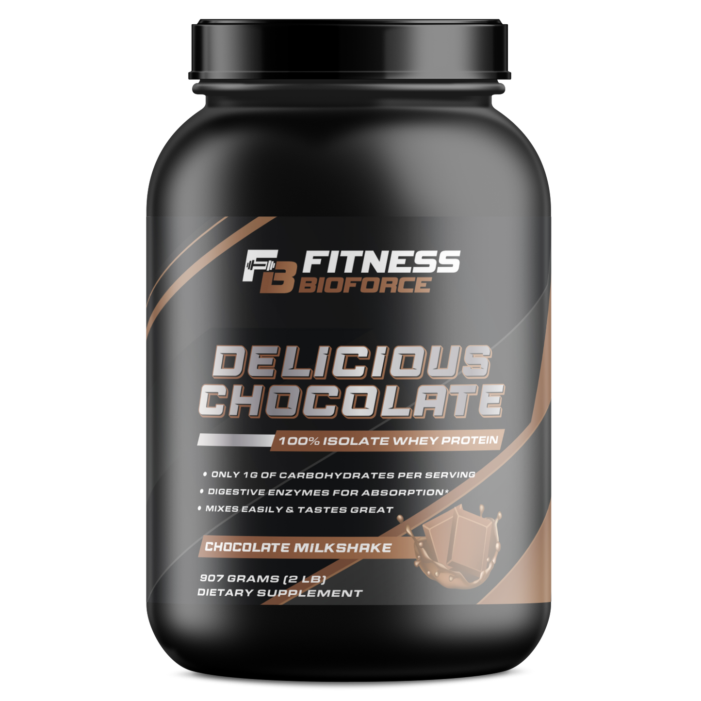 2lb 100% Whey Isolate Chocolate – 31 servings