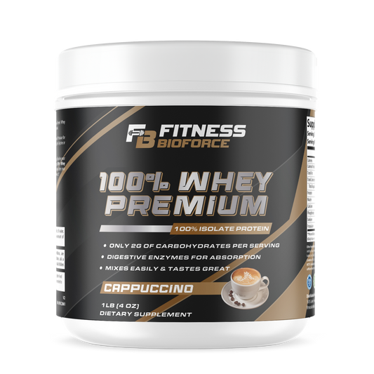1lb 100% Whey Armor Isolate Protein Cappuccino