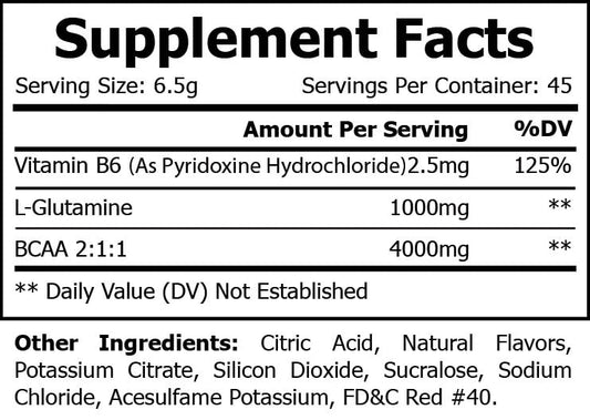 Pre Workout BCAA (Fruit Punch)