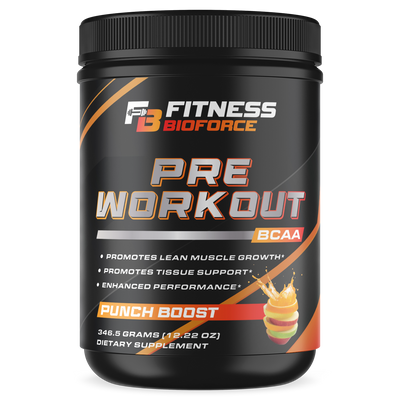 Pre Workout BCAA - Punch Boost - 12.22oz